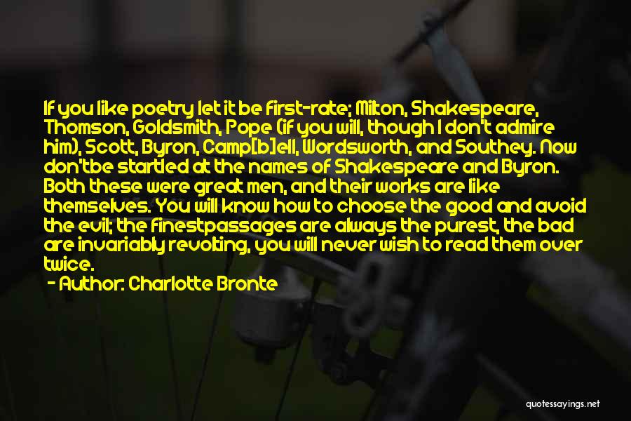 Admire Quotes By Charlotte Bronte