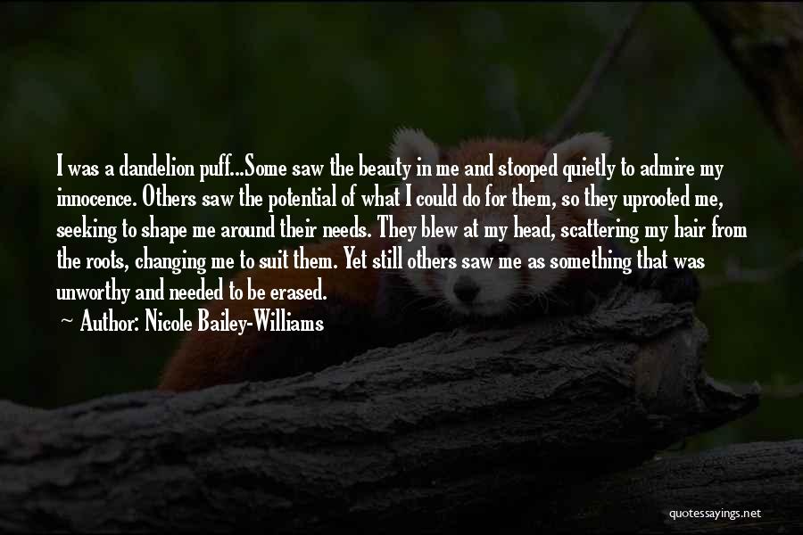 Admire Your Beauty Quotes By Nicole Bailey-Williams