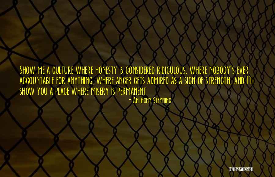 Admired Strength Quotes By Anthony Steyning Admired Strength Quotes By Anthony Steyning