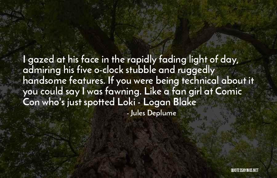 Admiring A Girl Quotes By Jules Deplume