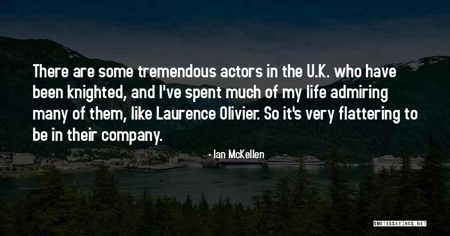 Admiring Life Quotes By Ian McKellen