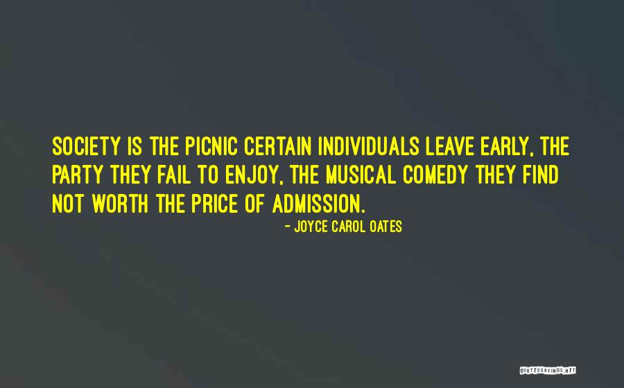 Admission Quotes By Joyce Carol Oates