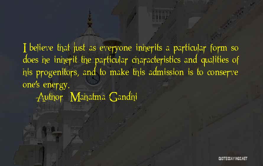 Admission Quotes By Mahatma Gandhi