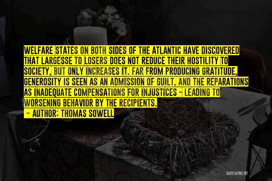 Admission Quotes By Thomas Sowell