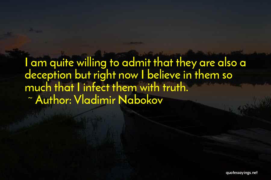 Admit Quotes By Vladimir Nabokov