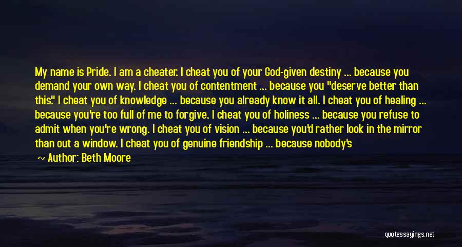 Admit Your Love Quotes By Beth Moore