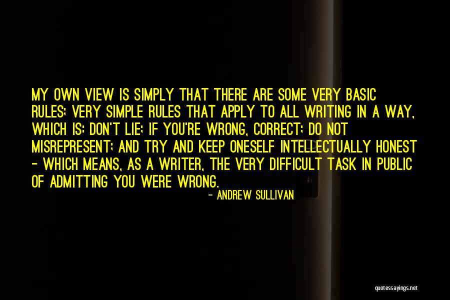 Admitting When You Are Wrong Quotes By Andrew Sullivan Admitting When You Are Wrong Quotes By Andrew Sullivan