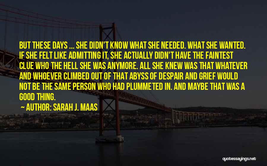 Admitting You Like Someone Quotes By Sarah J. Maas