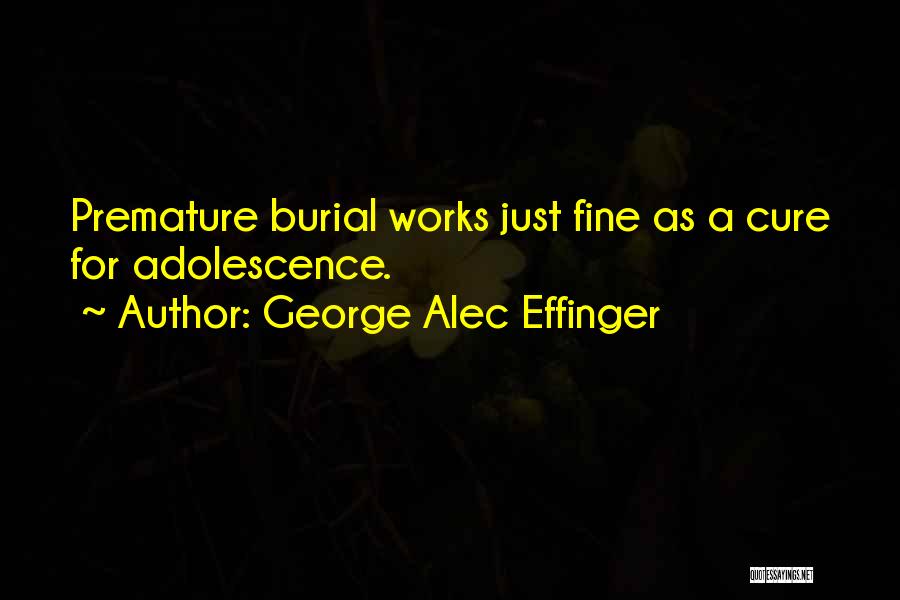 Adolescence Quotes By George Alec Effinger
