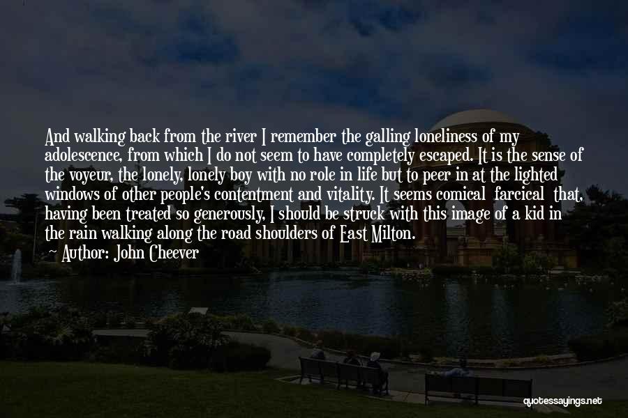 Adolescence Quotes By John Cheever