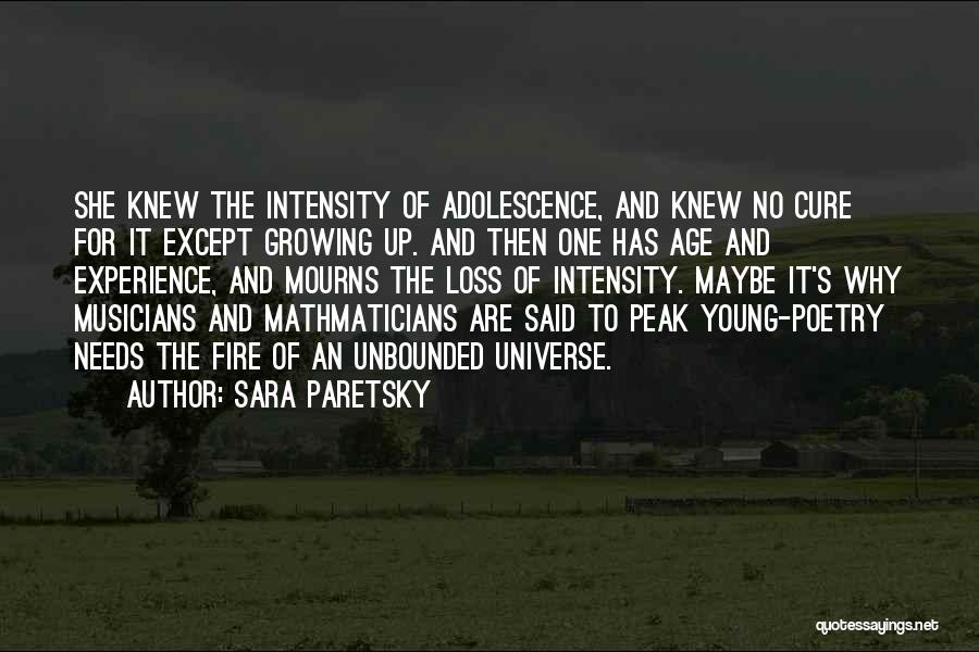 Adolescence Quotes By Sara Paretsky