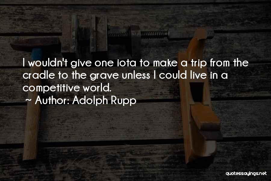 Adolph Rupp Quotes 453966