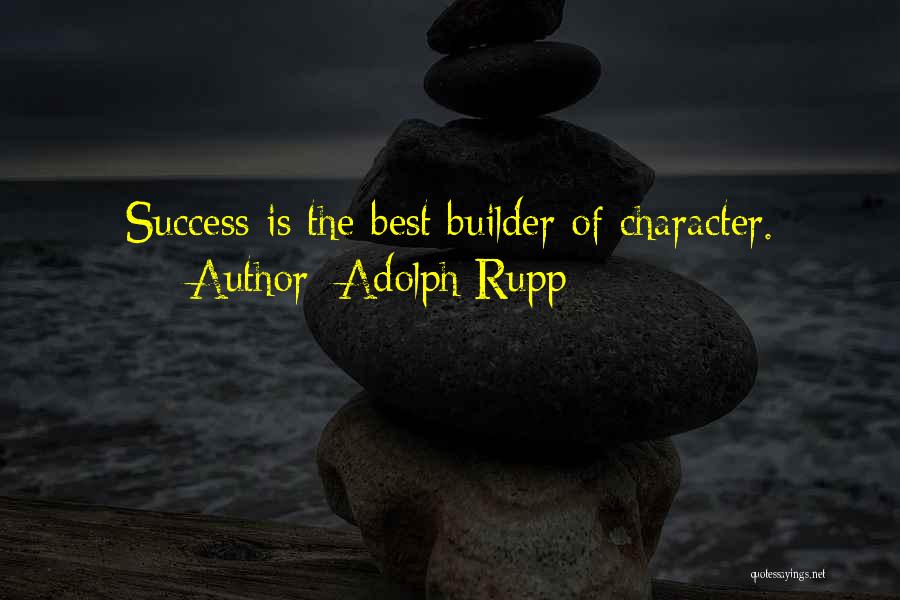 Adolph Rupp Quotes 77189