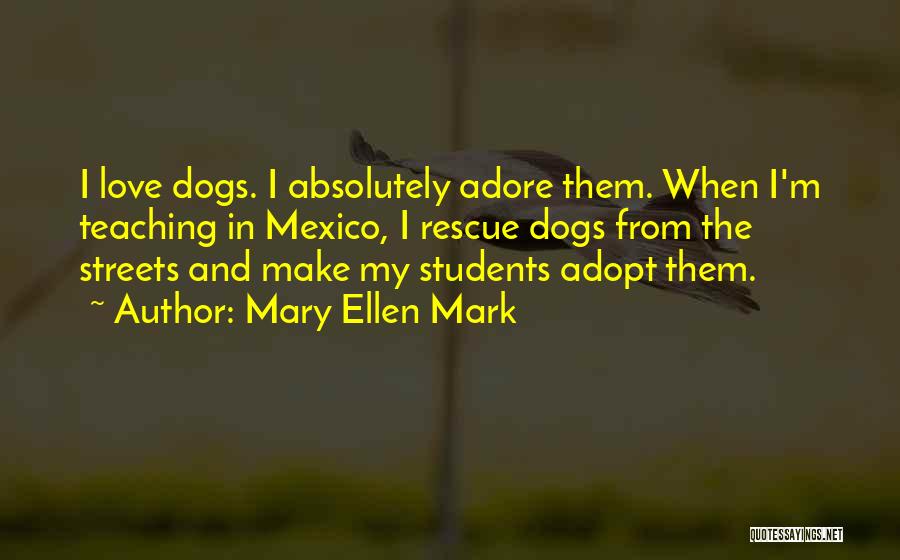 Adopt Love Quotes By Mary Ellen Mark