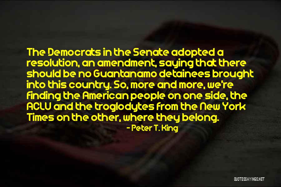 Adopted Country Quotes By Peter T. King Adopted Country Quotes By Peter T. King