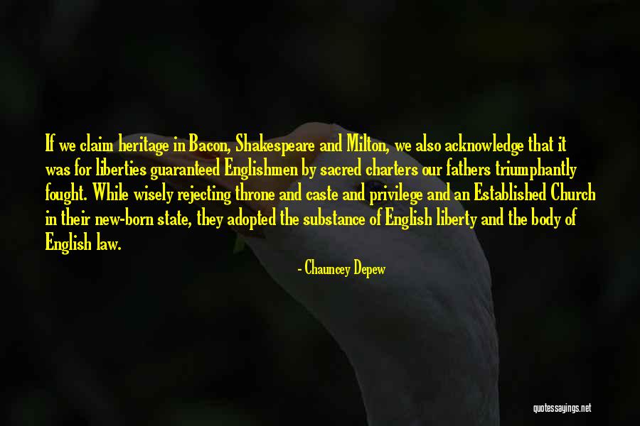 Adopted Father Quotes By Chauncey Depew Adopted Father Quotes By Chauncey Depew
