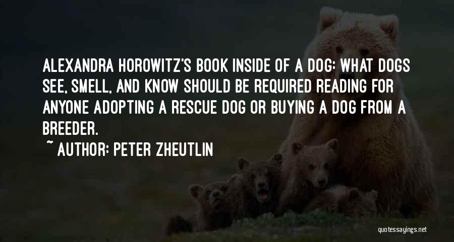 Adopting A Dog Quotes By Peter Zheutlin