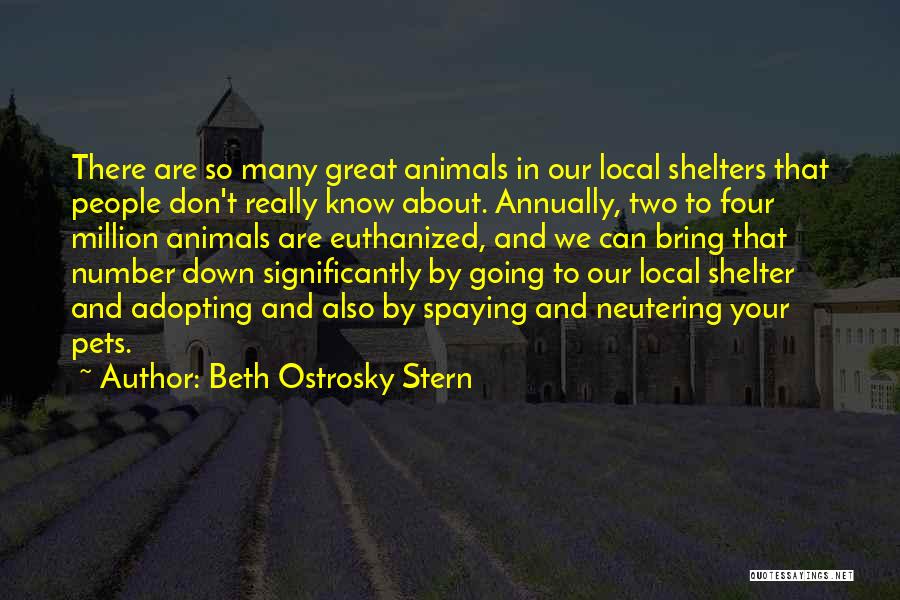 Adopting Animals Quotes By Beth Ostrosky Stern