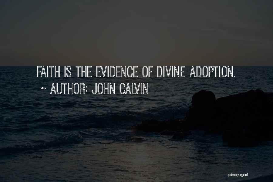 Adoption Quotes By John Calvin