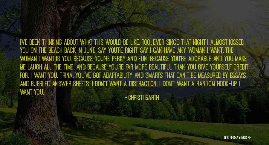 Adorable Quotes By Christi Barth