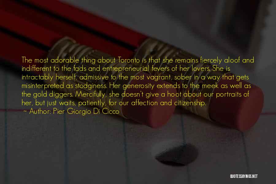 Adorable Quotes By Pier Giorgio Di Cicco
