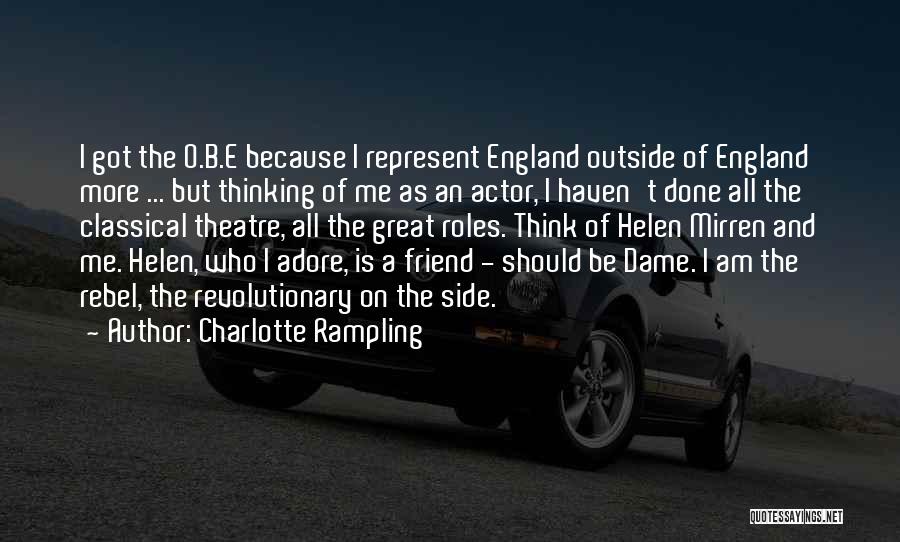 Adore Me Quotes By Charlotte Rampling