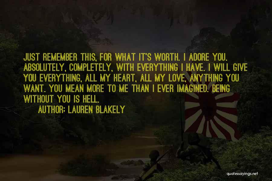 Adore Me Quotes By Lauren Blakely