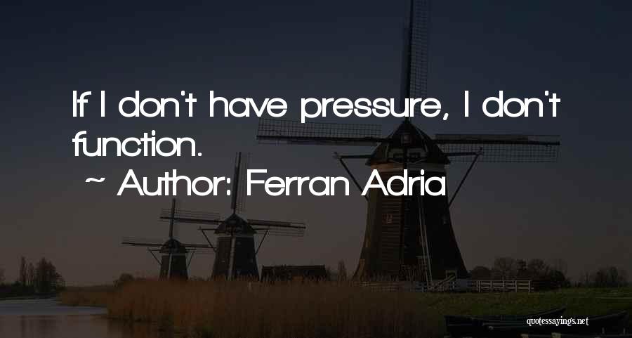 Adria Ferran Quotes By Ferran Adria