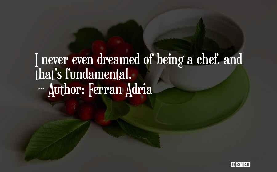 Adria Ferran Quotes By Ferran Adria