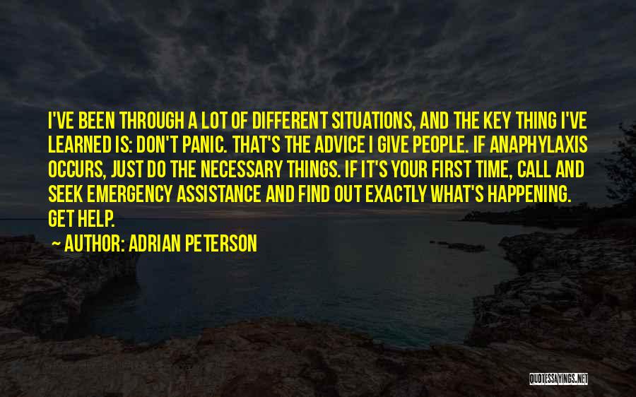 Adrian Peterson Best Quotes By Adrian Peterson