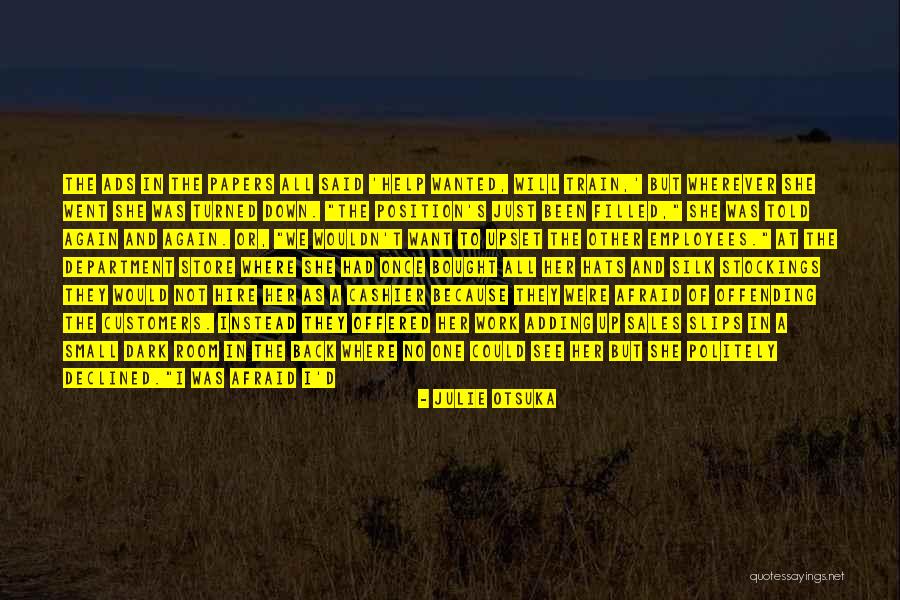 Ads Quotes By Julie Otsuka Ads Quotes By Julie Otsuka