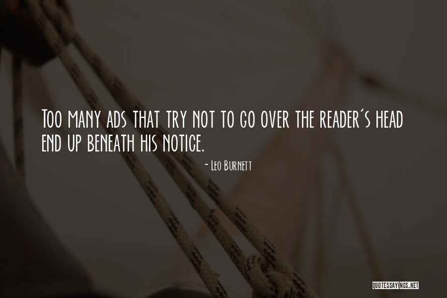 Ads Quotes By Leo Burnett Ads Quotes By Leo Burnett