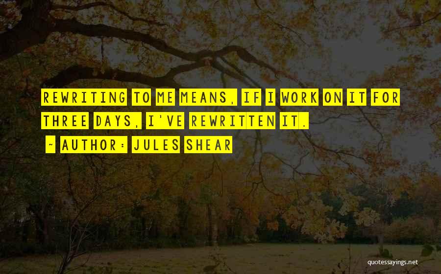 Adult Nonfiction Quotes By Jules Shear