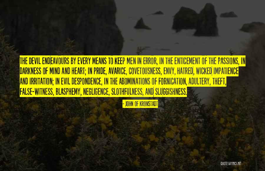 Adultery Quotes By John Of Kronstadt Adultery Quotes By John Of Kronstadt
