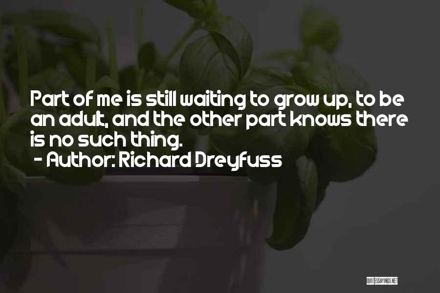 Adults Not Growing Up Quotes By Richard Dreyfuss