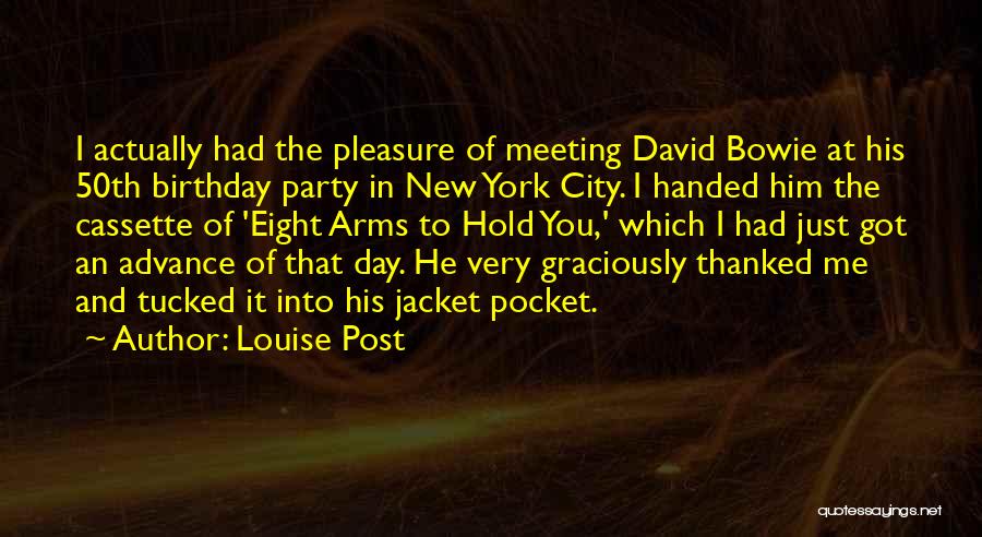 Advance Birthday Quotes By Louise Post