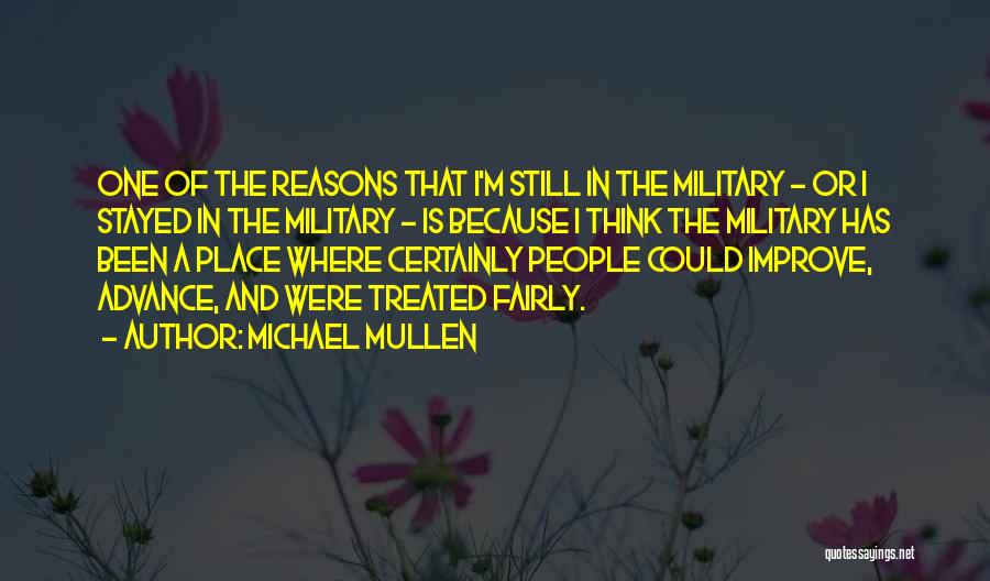 Advance Quotes By Michael Mullen