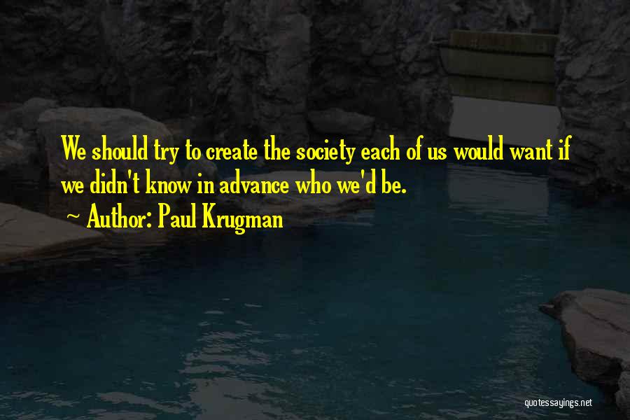 Advance Quotes By Paul Krugman