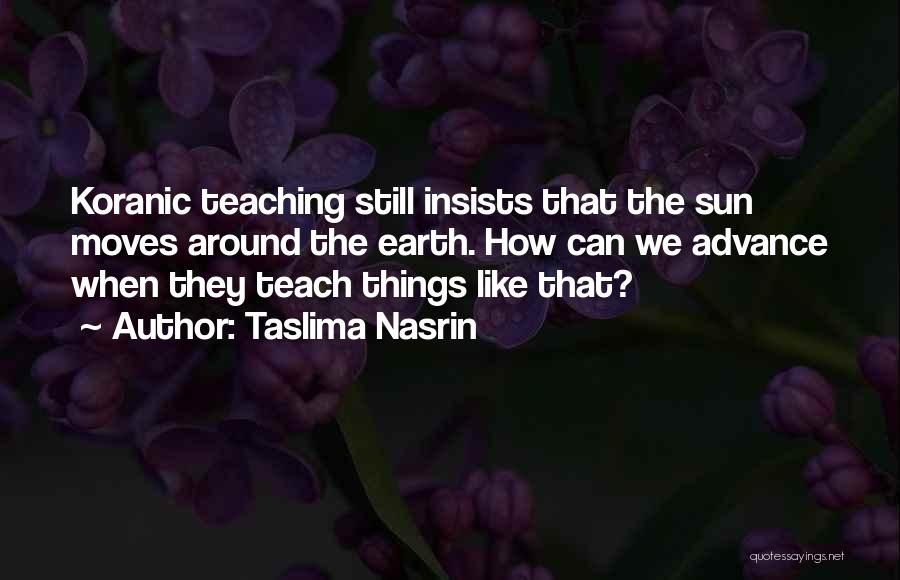 Advance Quotes By Taslima Nasrin