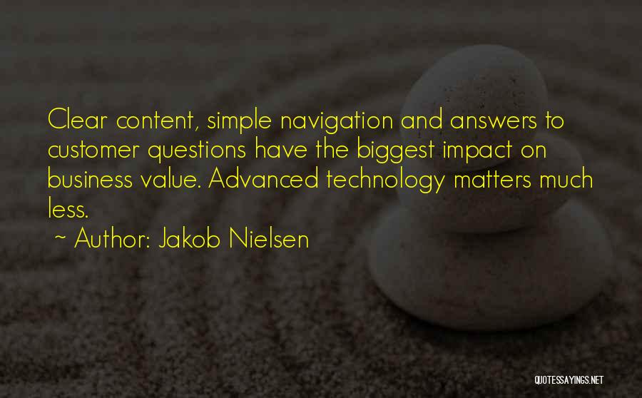 Advanced Technology Quotes By Jakob Nielsen