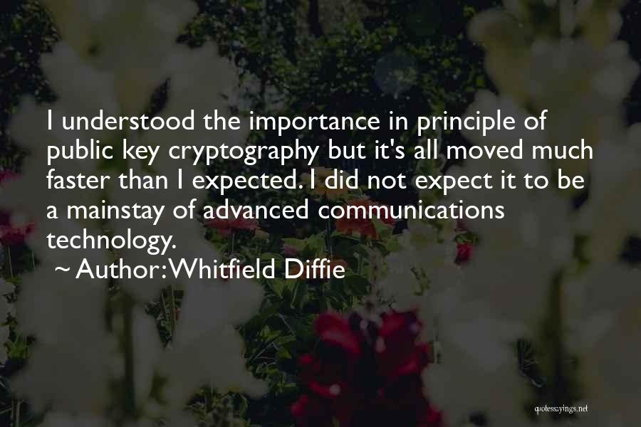 Advanced Technology Quotes By Whitfield Diffie