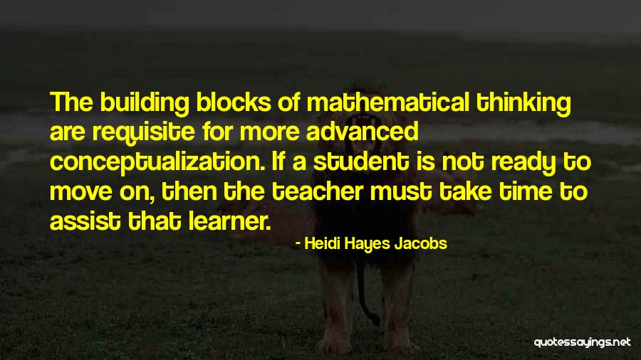 Advanced Thinking Quotes By Heidi Hayes Jacobs