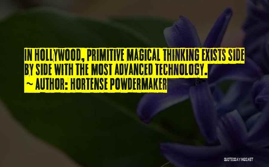 Advanced Thinking Quotes By Hortense Powdermaker