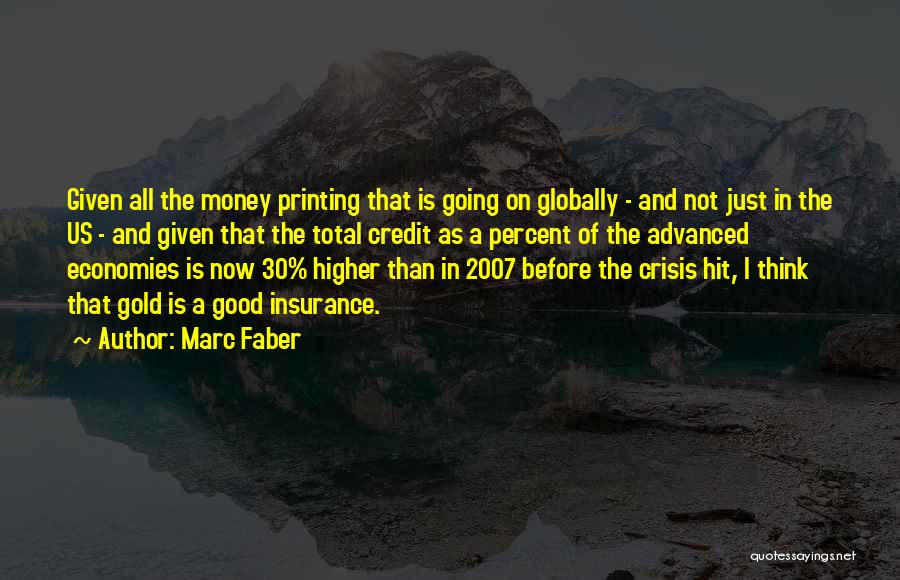 Advanced Thinking Quotes By Marc Faber