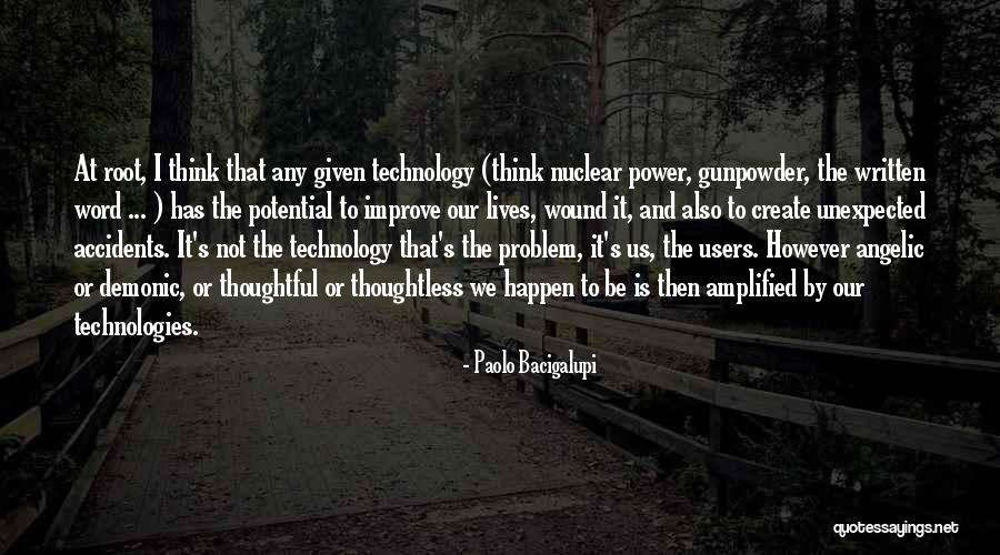 Advancements Quotes By Paolo Bacigalupi Advancements Quotes By Paolo Bacigalupi