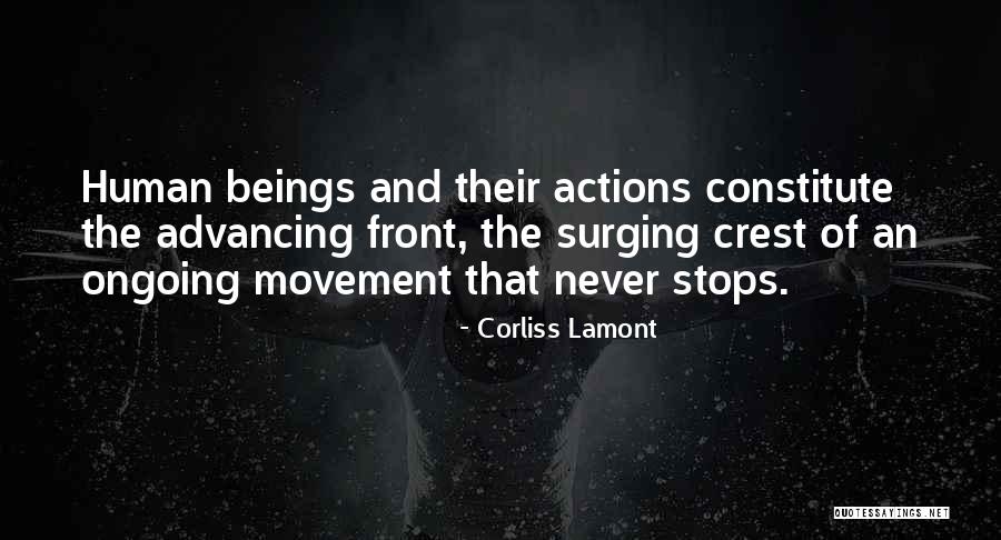 Advancing Quotes By Corliss Lamont