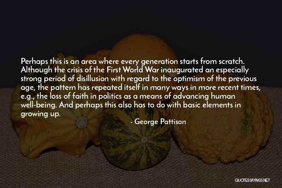 Advancing Quotes By George Pattison