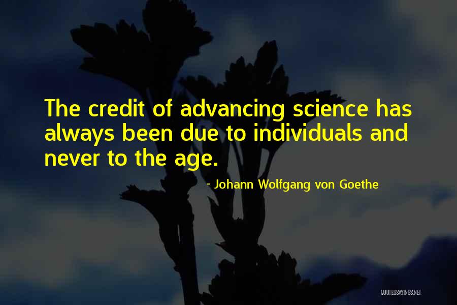 Advancing Quotes By Johann Wolfgang Von Goethe