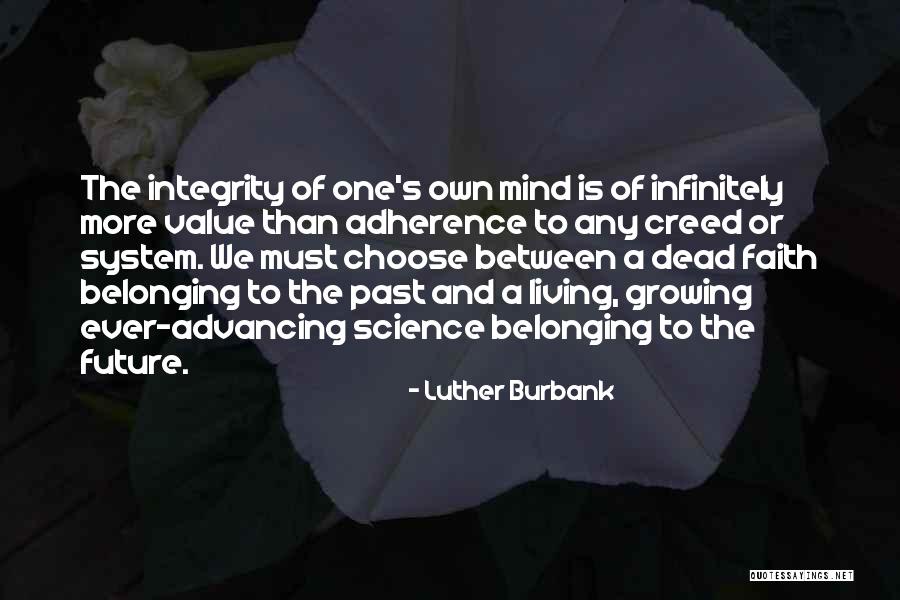 Advancing Quotes By Luther Burbank