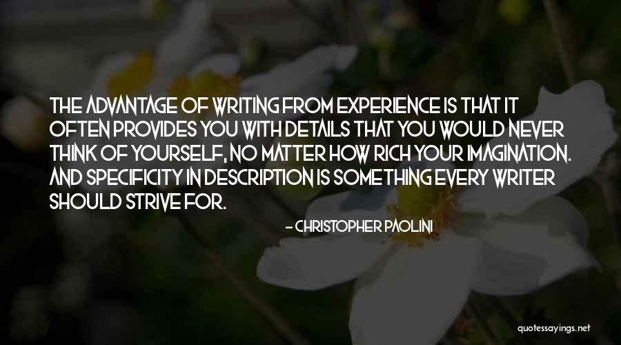 Advantage Of Quotes By Christopher Paolini Advantage Of Quotes By Christopher Paolini